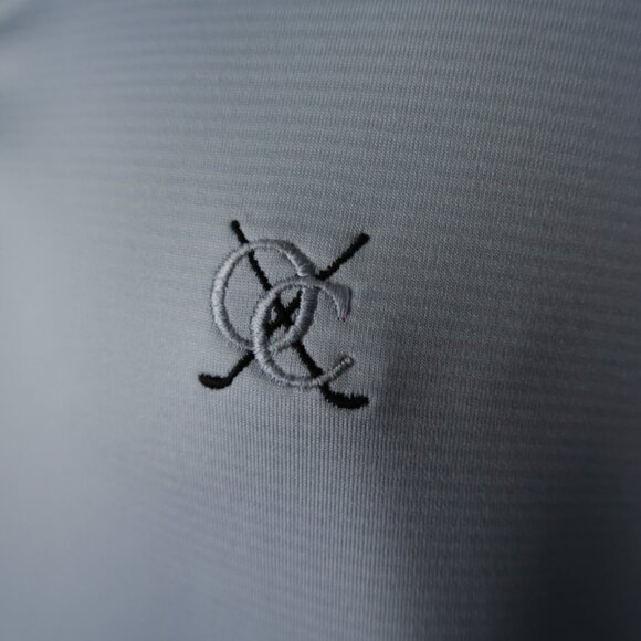 NikeGolf Dri-Fit Gray OC Striped Stretch Performance Polo (XL) NICE ⛳️ - Picture 8 of 9